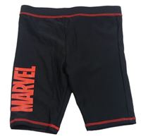 Černé nohavičkové plavky s nápisem Marvel zn. George
