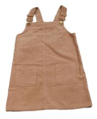Starorůžové manšestrové laclové šaty Denim Co.