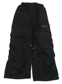 Černé šusťákové podšité funkční kalhoty HiGear