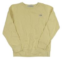 Žlutá mikina s nášivkou Polo Club