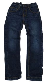 Tmavomodré skinny rifle Next