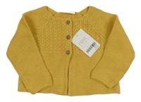 Nové - Žlutý propínací svetr Next