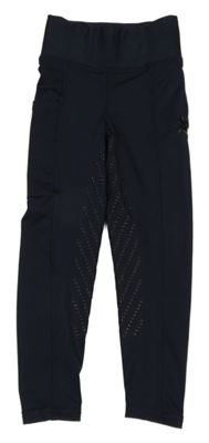 Tmavomodré sportovní legíny