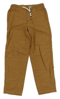 Hnědé roll-up kalhoty H&M