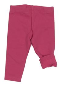 Tmavorůžové zateplené legíny Topomini