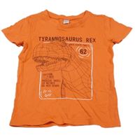 Červené tričko s dinosaurem Dopodopo