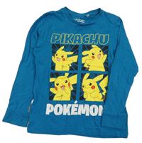 Petrolejové triko s Pikachu C&A