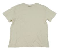 Krémové tričko Zara