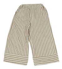 Béžovo-bílé pruhované lehké culottes kalhoty Mayoral