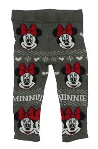 Šedé pletené legíny s Minnie Primark