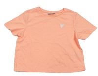 Neonově oranžové crop tričko Matalan