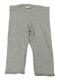 Šedé melírované crop legíny H&M