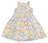 Bílo-barevné vzorované šaty H&M