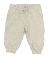 Smetanové melírované tepláky H&M