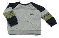 Šedo-černá mikina F&F