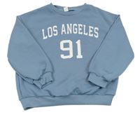 Světlemodrá mikina s nápisem shein