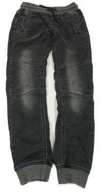 Černé cuff teplákové rifle s úpletovým pasem Chapter young