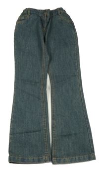 Nové - Tmavomodré melírované flare rifle 