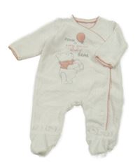 Bílý sametový overal s Púem C&A