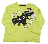 Nové - zelené triko s netopýrem F&F