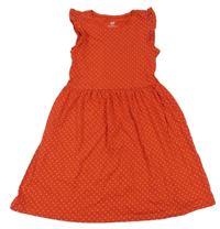 Červené puntíkaté šaty H&M