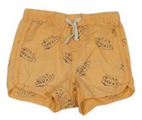 Meruňkové kraťasy se surfy H&M