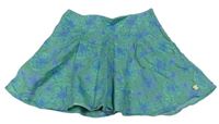 Zeleno-modrá sukně s pampeliškami Debenhams