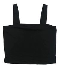 Černý crop top New Look