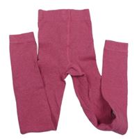 Růžové punčocháčové legíny 