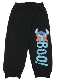 Černé tepláky se Stitchem a nápisem Disney