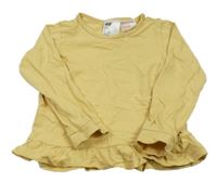 Žluté triko H&M