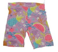 Lila elastické kraťasy s ovocem C&A