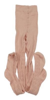 Světlerůžové vzorované punčocháče Primark