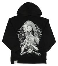 Černá mikina s dívkou a kapucí - The Nightmare Before Christmas Primark