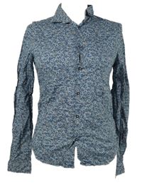 Dámská tmavomodrá vzorovaná halenka Ikks 