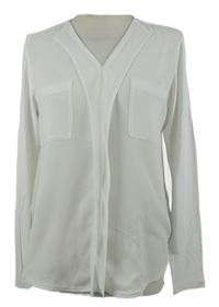 Dámská bílá halenka s volánky Opus