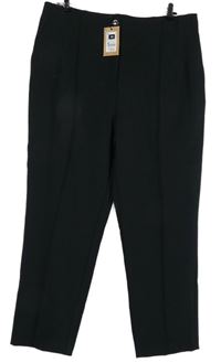 Nové - Dámské černé kalhoty s puky 