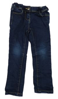 Tmavomodré skinny rifle C&A