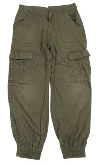 Khaki plátěné kapsáče F&F