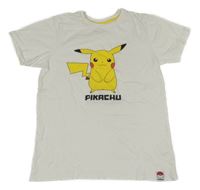 Bílé tričko s pikachu 