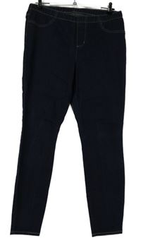 Dámské tmavomodré džegíny 