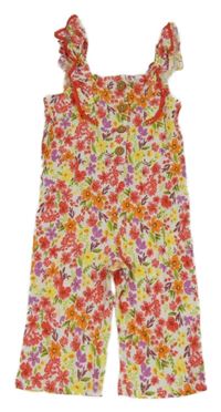 Barvený květovaný kalhotový overal LC Waikiki