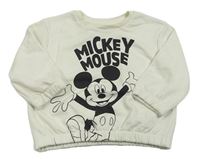 Bílá mikina s Mickeym Disney