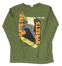 Khaki triko se skejťákem Chapter young