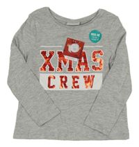 Nové - Šedé triko s nápisem Matalan