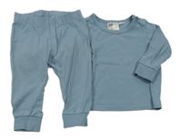Modrošedé pyžamo H&M