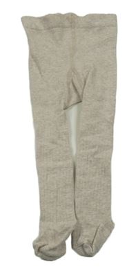 Béžové melírované punčocháče H&M