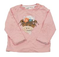 Růžové mikinotriko s bizonem BLADE&ROSE