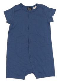 Tmavomodrý kraťasový overal H&M