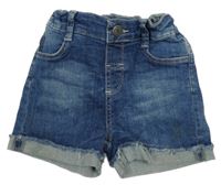 Modré riflové kraťasy 